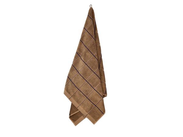 Bitz Södahl Organic Vista Towel 70 X 140 Cm Warm Taupe