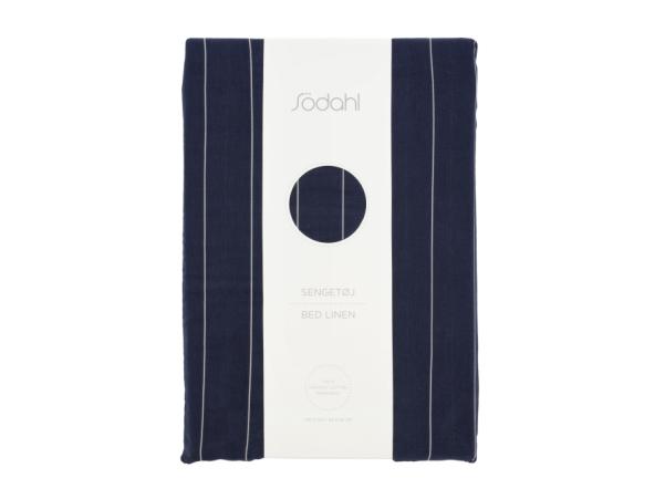 Bitz Södahl Organic Zen Bed Linen 140 X 220 Cm Navy Blue