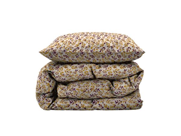Bitz Södahl Painterly Leaf Bed Linen DE 135 X 200 Cm Gold