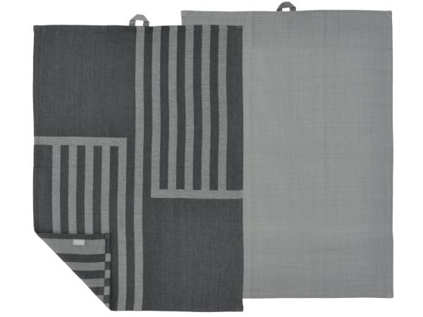 bitz Södahl Reflection Tea towel 50 x 70 cm 2 pcs Ash