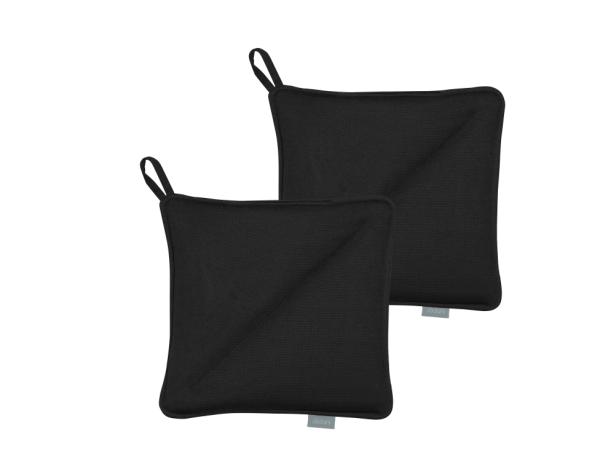 bitz Södahl Soft Pot holders 20 x 20 cm 2 pcs Black