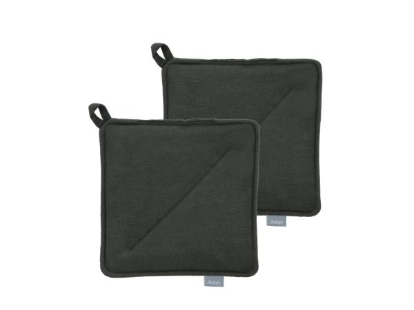 bitz Södahl Soft Pot holders 20 x 20 cm 2 pcs Forest green