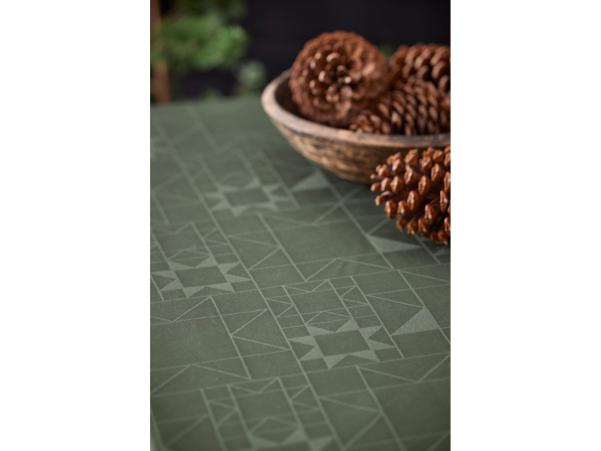 Bitz Södahl Star Christmas Tablecloth Dia 180 Cm Forest Green