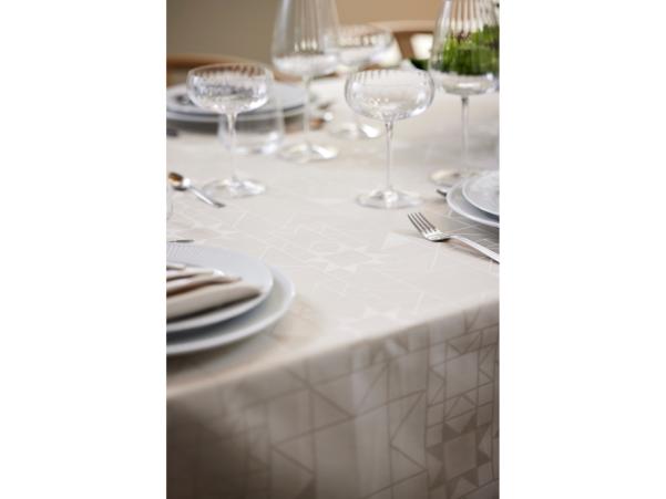 Bitz Södahl Star Damask Acrylic With Antislip 140 Cm Beige