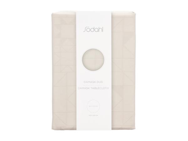 Bitz Södahl Star Damask Christmas Tablecloth 140 X 220 Cm Beige