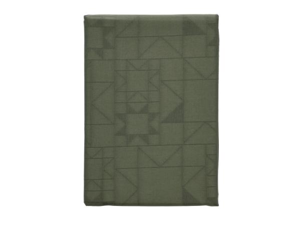 Bitz Södahl Star Damask Christmas Tablecloth 140 X 220 Cm Forest Green