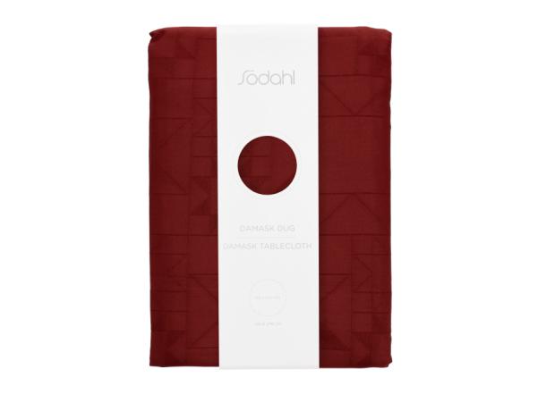 Bitz Södahl Star Damask Christmas Tablecloth 140 X 270 Cm Red