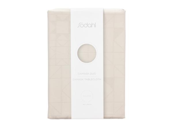 Bitz Södahl Star Damask Christmas Tablecloth 140 X 270 Cm Beige