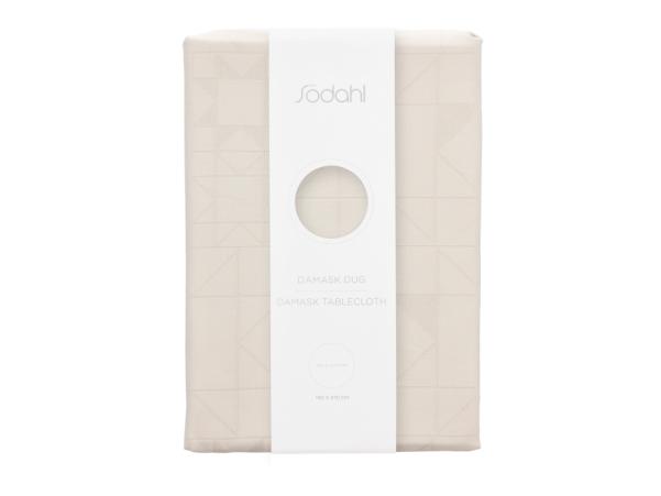 Bitz Södahl Star Damask Christmas Tablecloth 140 X 370 Cm Beige