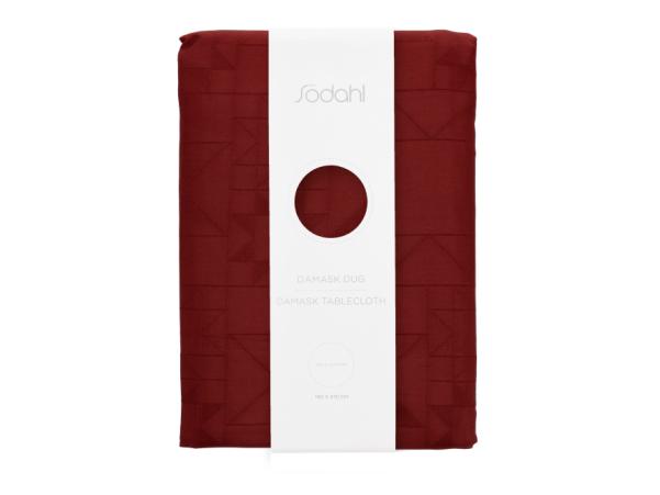 Bitz Södahl Star Damask Christmas Tablecloth 140 X 370 Cm Red