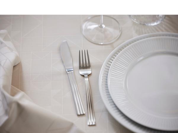 Bitz Södahl Star Damask Christmas Tablecloth Dia 160 Cm Beige