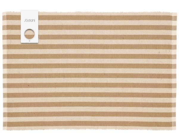 Bitz Södahl Statement Stripe Placemat 33 X 48 Cm 2 Pcs Beige