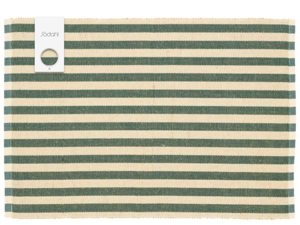 Bitz Södahl Statement Stripe Placemat 33 X 48 Cm 2 Pcs Green