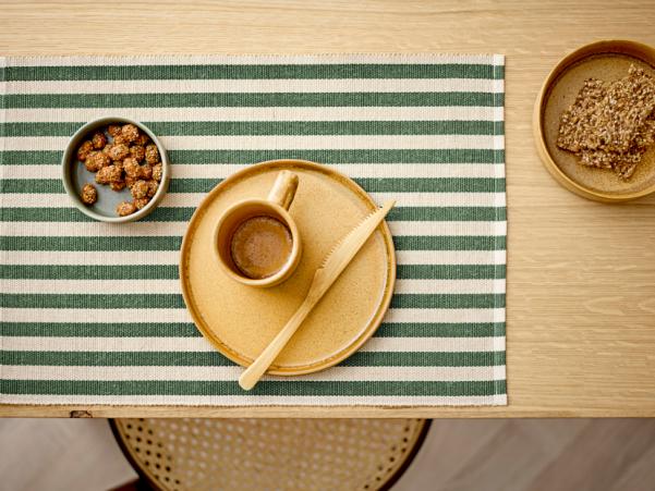 Bitz Södahl Statement Stripe Placemat 33 X 48 Cm 2 Pcs Green