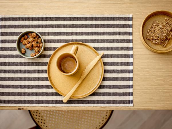 Bitz Södahl Statement Stripe Placemat 33 X 48 Cm 2 Pcs Ash