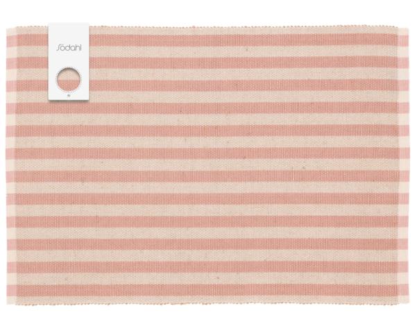 Bitz Södahl Statement Stripe Placemat 33 X 48 Cm 2 Pcs Rose