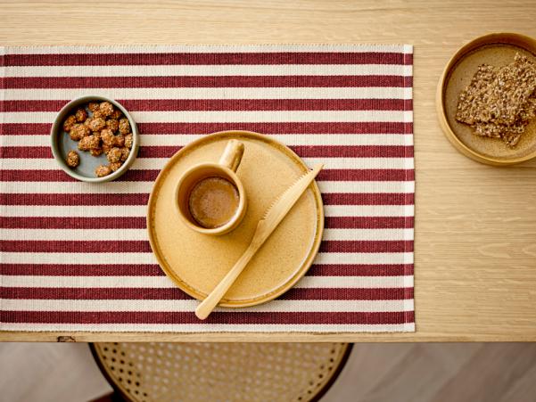 Bitz Södahl Statement Stripe Placemat 33 X 48 Cm 2 Pcs Red