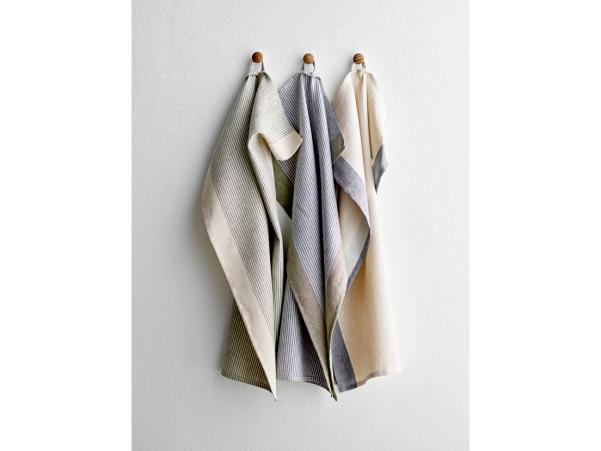Bitz Södahl Statement Stripe Tea Towel 50 X 70 Cm Green