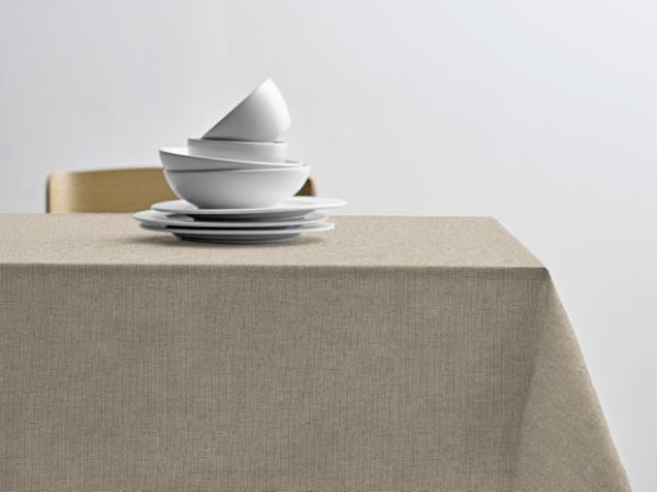 bitz Södahl Structure Acrylic tablecloth w. antislip 140 cm Nature