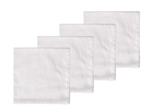 bitz Södahl Tiles Damask Napkins 45 x 45 cm 4 pcs. White