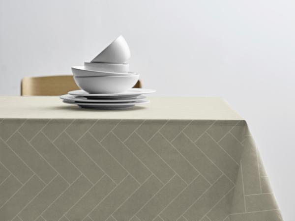 bitz Södahl Tiles Damask Tablecloth 140 x 220 cm Eucalyptus