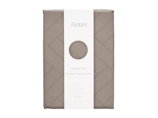 Bitz Södahl Tiles Damask Tablecloth 140 X 220 Cm Taupe