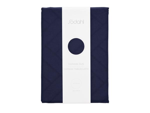 Bitz Södahl Tiles Damask Tablecloth 140 X 270 Cm Indigo