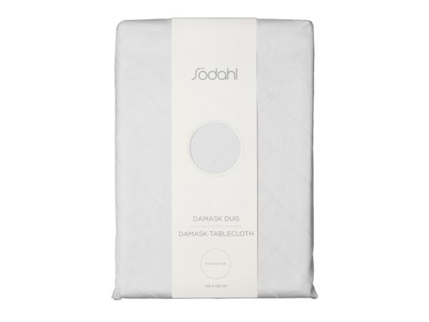 Bitz Södahl Tiles Damask Tablecloth Dia 160 Cm White