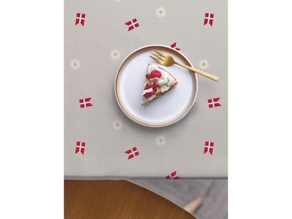 Bitz Södahl Tillykke Acrylic Tablecloth W. Antislip 140 Cm Red