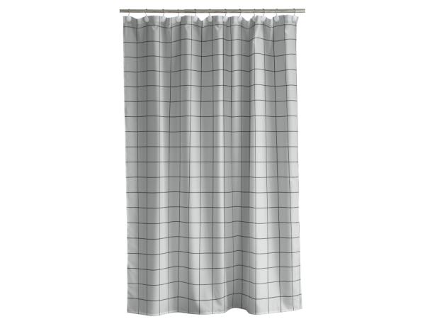 bitz Södahl Vista Shower Curtain 180 x 200 cm Cloud grey