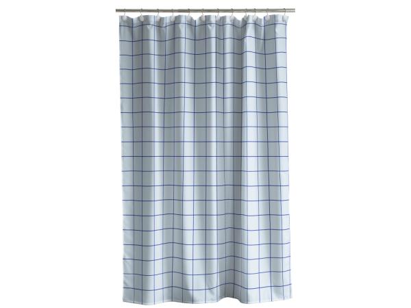bitz Södahl Vista Shower Curtain 180 x 220 cm Linen blue
