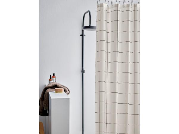 Bitz Södahl Vista Shower Curtain 180 X 220 Cm Offwhite