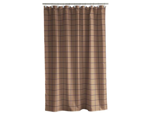 bitz Södahl Vista Shower Curtain 180 x 220 cm Warm Taupe