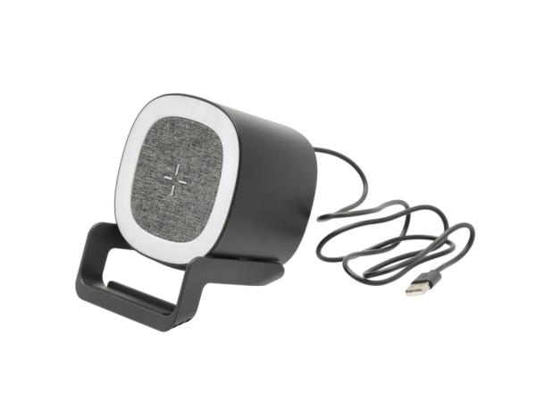 bitz Still Speaker with charger and light x 10 6 x 9 5 x 14 3 cm Black