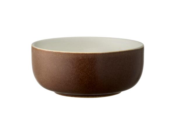 bitz Studio Round North Bowl Dia 11 cm Matte bark/Matte white