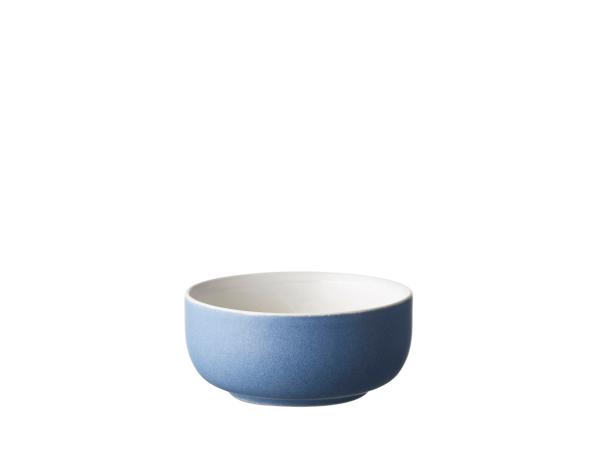 bitz Studio Round North Bowl Dia 11 cm Matte river/Matte white