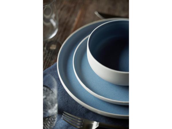 Bitz Studio Round North Bowl Dia 15 Cm Matte White/Matte River
