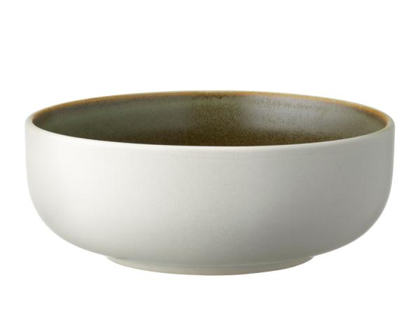 bitz Studio Round North Bowl Dia 15 cm Matte white/Matte moss