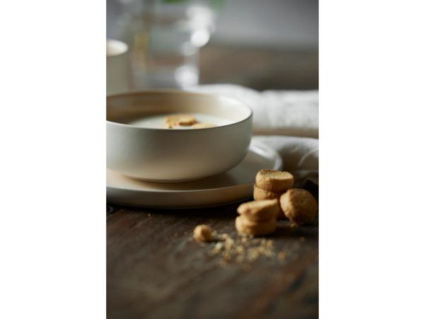 Bitz Studio Round North Bowl Dia 15 Cm Matte White/Matte Sand