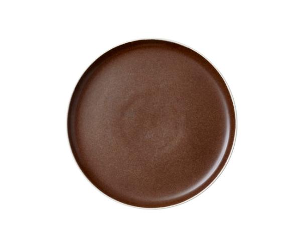 bitz Studio Round North Dinner plate Dia 27 cm Matte white/Matte bark