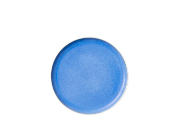 bitz Studio Round North Lunch plate Dia 21 cm Matte white/Shiny river