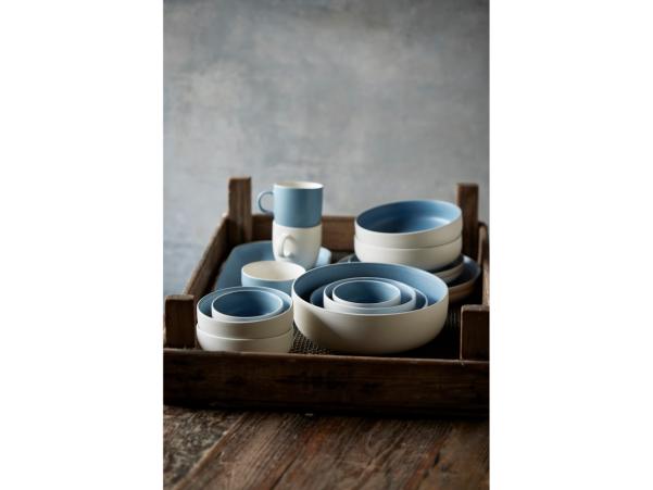 Bitz Studio Round North Mug 33 Cl Matte White/Matte River