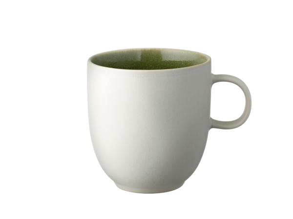 bitz Studio Round North Mug 33 cl Matte white/Shiny moss