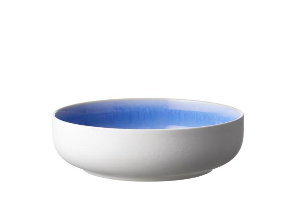 bitz Studio Round North Pasta bowl Dia 19 cm Matte white/Shiny river