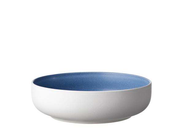 bitz Studio Round North Pasta bowl Dia 19 cm Matte white/Matte river