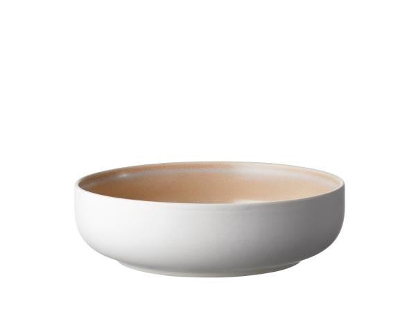 bitz Studio Round North Pasta bowl Dia 19 cm Matte white/Matte sand