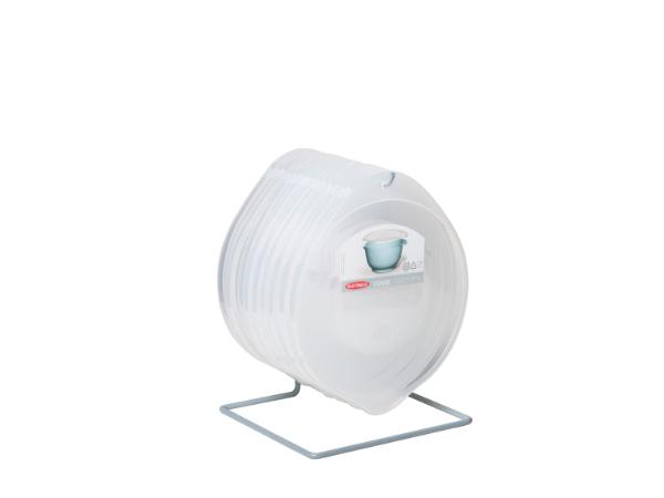 bitz Table display Margrethe lids 1 5+2+3 – grey metal