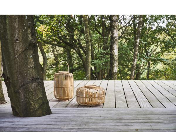 Bitz Villa Collection Alia Lantern Dia 28 X 40 Cm Nature