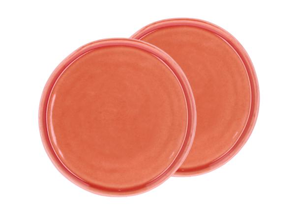 bitz Villa Collection Allure Dessert plate Dia 17 x 2 cm 2 pcs Amber