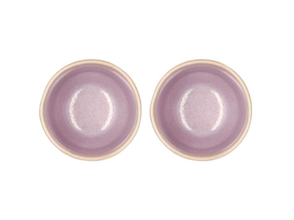 Bitz Villa Collection Allure Mug Dia 7.5 X 9 Cm 0.18 Liter 2 Pcs Purple/Orange